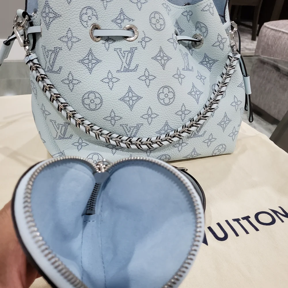 Louis Vuitton Light Blue Monogram Bag - Picture 4 of 10
